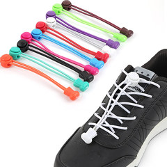 Sports Shoes Elastic Laces Round Lazy Person Shoe Ties for Adults and Children in Colors