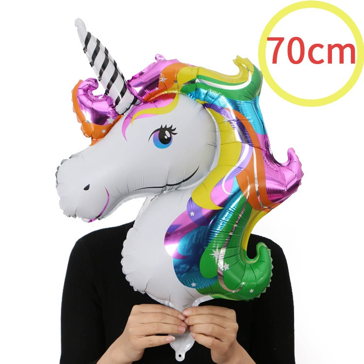 Cartoon balloon, new collection, 70x, 46cm, Amazon, unicorn