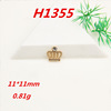 K -gold diamond Crown series mobile phone beauty sticker nail hairpin flower plate drilling DIY jewelry accessories