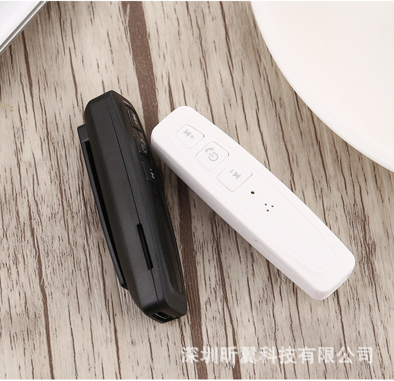 蓝牙接收器3.5mm领夹式usb蓝牙音频适配器车载蓝牙接收转换器