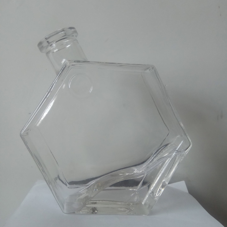 瑞升玻璃高档玻璃瓶 洋酒瓶 新款酒瓶 可开模定制 印刷LOGO