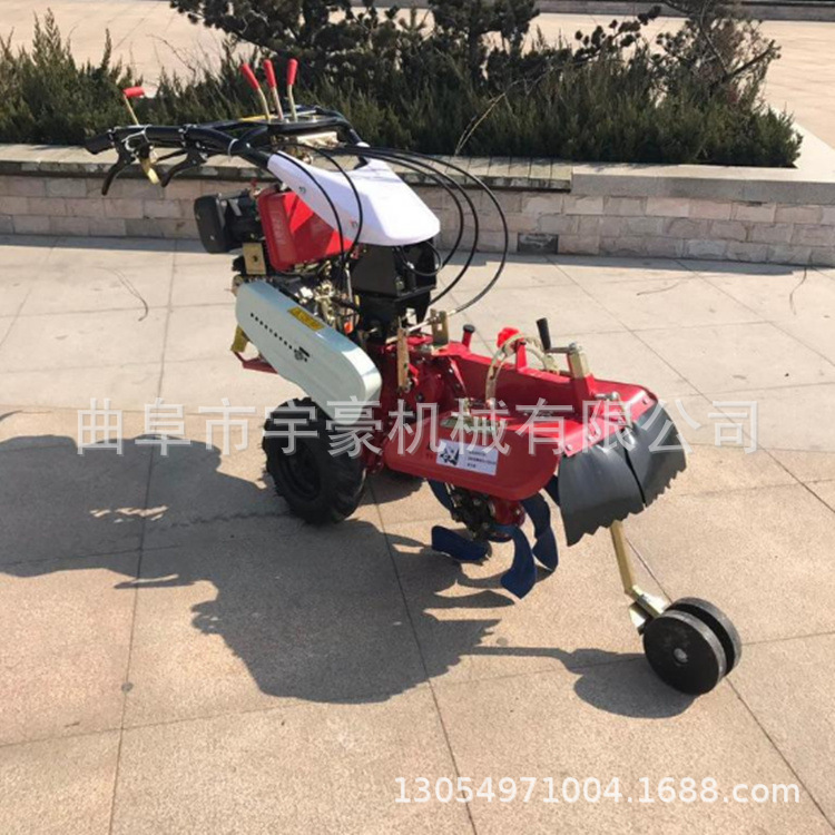 手扶草莓开沟机