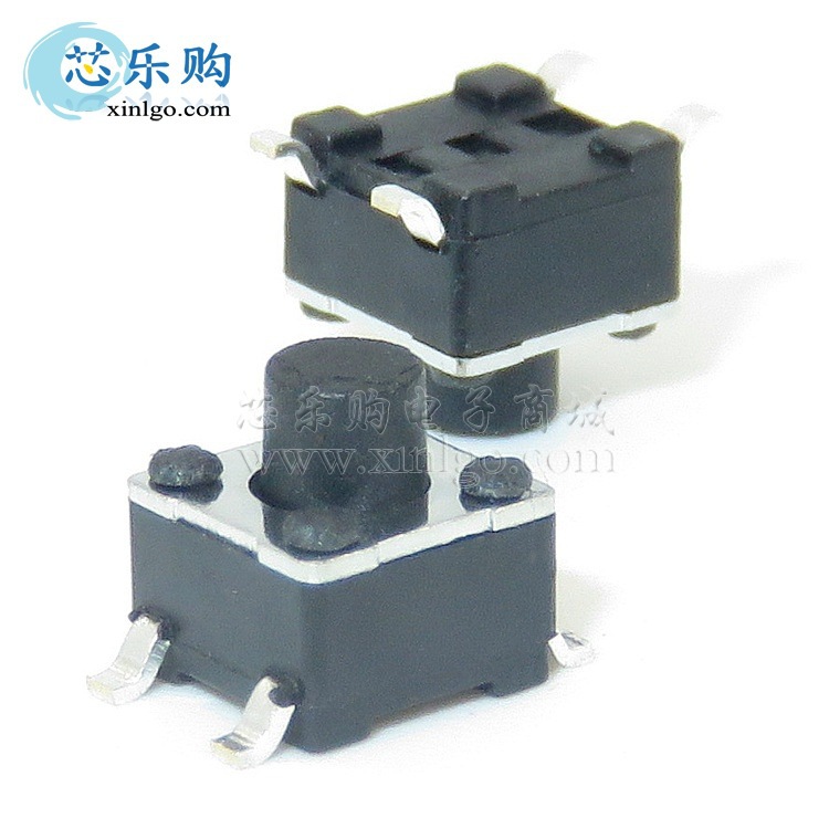 按键开关4.5*4.5*4.8mm 4.5*4.5*4.8 贴片 进口 耐高温 轻触开关