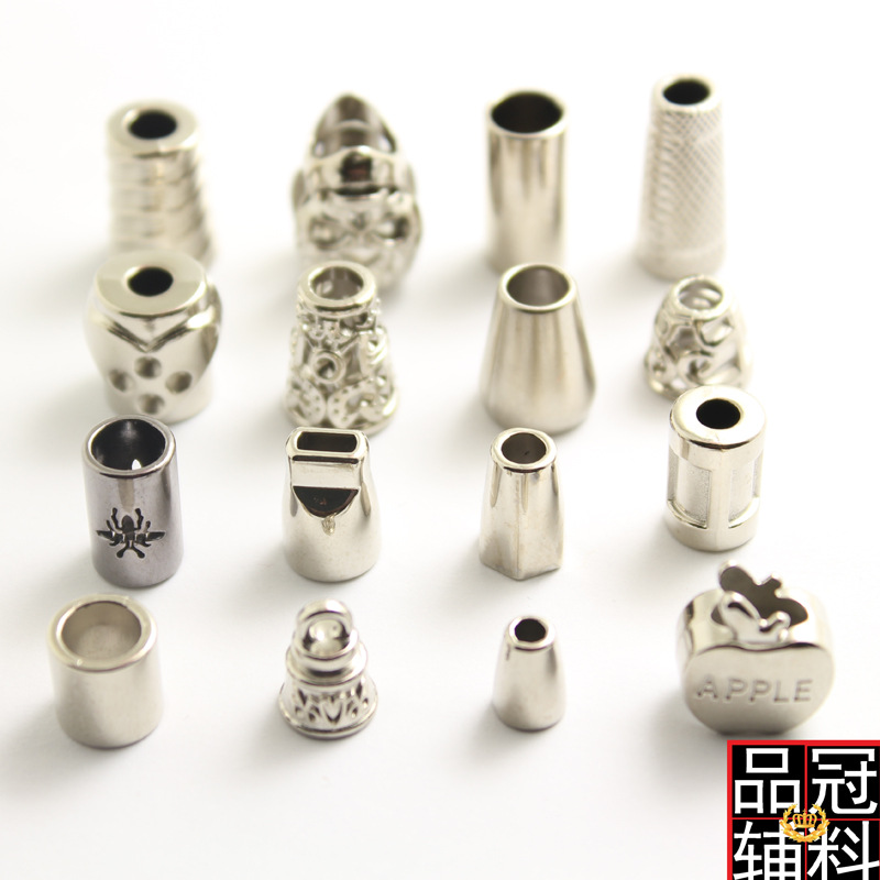 吊钟绳扣银色枪色高档　羽绒服卫衣调节扣金属　衣帽止滑扣多款式