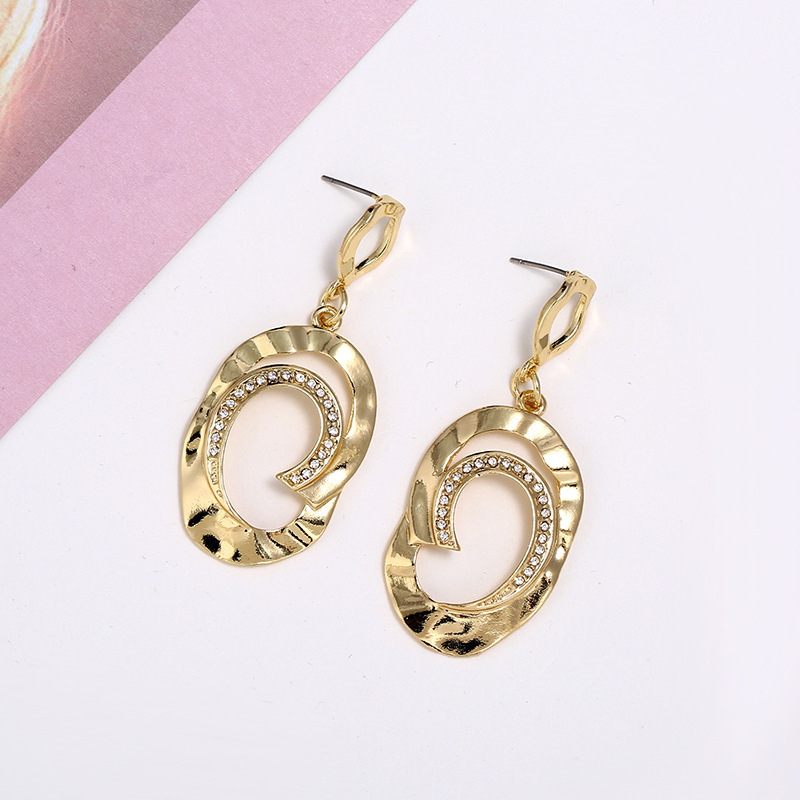 Fashionable earrings, wholesale, European style