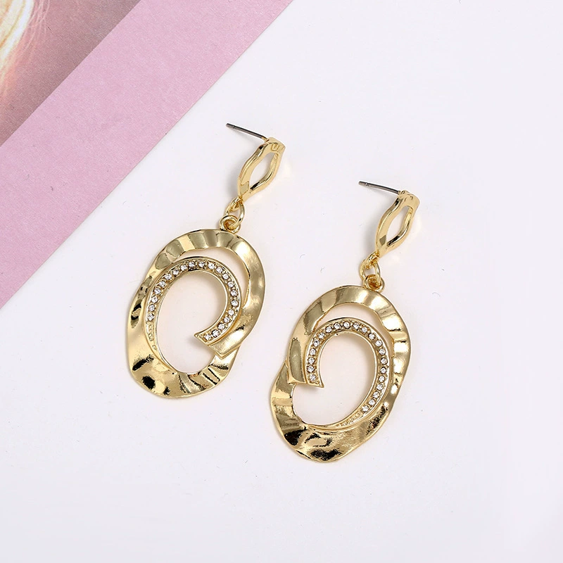 Fashionable earrings, wholesale, European style