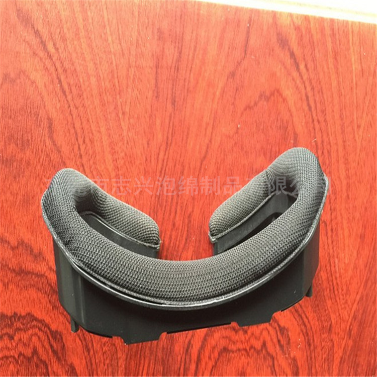 厂家定做透气3D眼罩海绵 VR虚拟现实3D眼镜海绵 潜水眼镜海绵