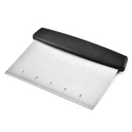 厂家直销不锈钢带刻度切面刀手动切面团刀刮面板厨房烘焙工具