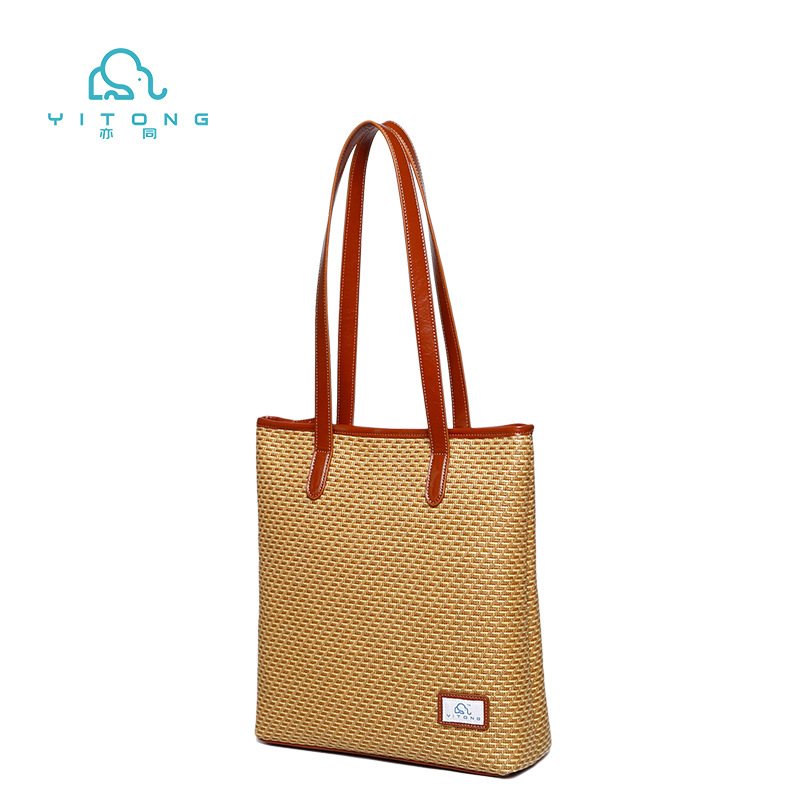 Women rattan bags2019 購物袋編織女包手工藤編手提草編竹編包包