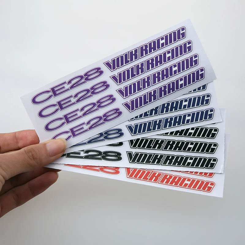 CE28 Volk Racing Модифицированная Ступица колеса Автомобильная наклейка CE28 колесная шина стальное кольцо автомобильная наклейка