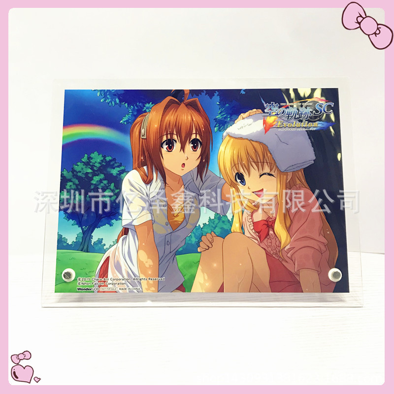 日本品质亚克力卡通动漫展示牌 摆台 相框架 厂家直销