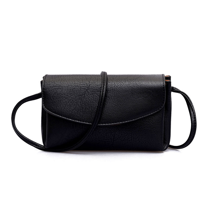 Retro Double Pocket Small Square Bag Single Shoulder Diagonal Women Bag