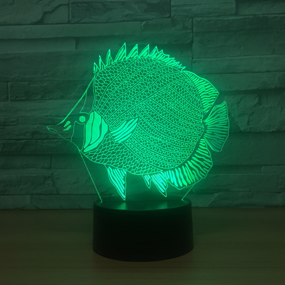 3d小夜灯 七彩触控遥控3d灯