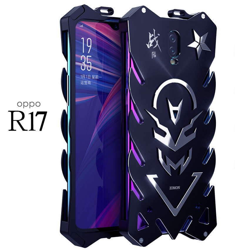 SIMON New THOR II Aviation Aluminum Alloy Shockproof Armor Metal Case Cover for OPPO R17 Pro & OPPO R17