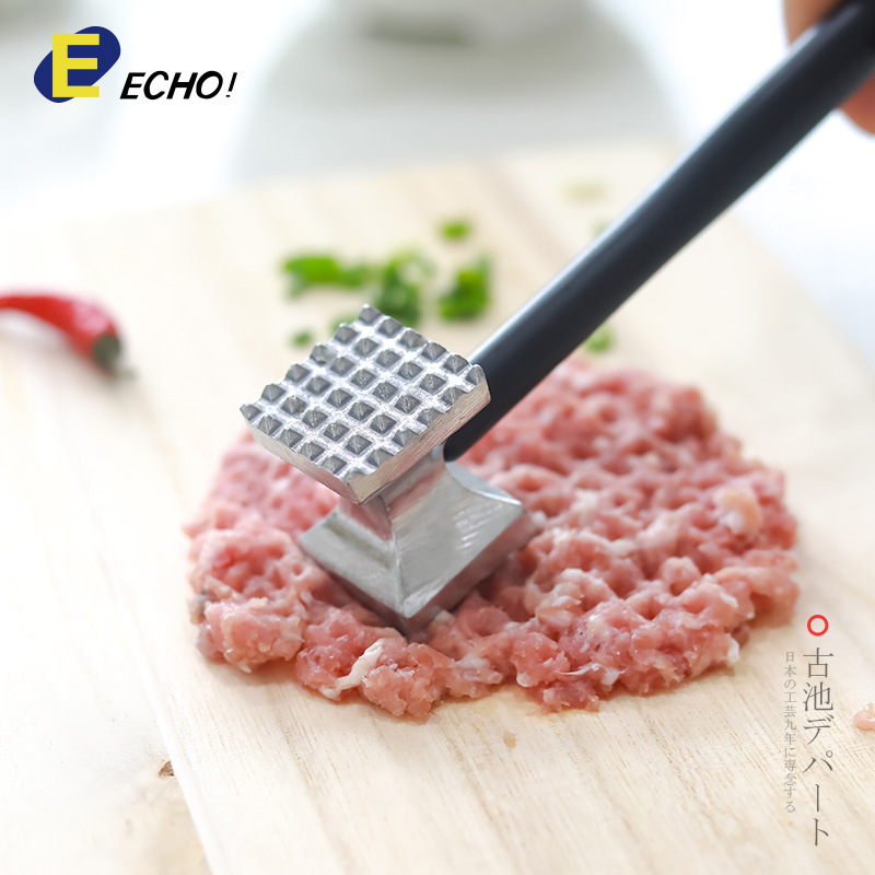 Япония ECHO дуплекс стейк Сосновый молот домой стейк Молоток соснового мясного молотка из говядистых стейк молоток стуча из мяса молоток стейк свиньи