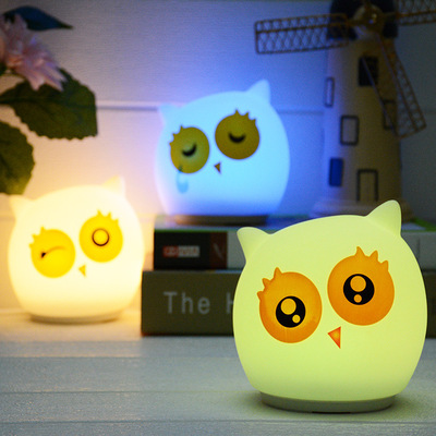 originality children gift silica gel Pat lights usb charge Touch-sensitive led decorate Bedside Nightlight