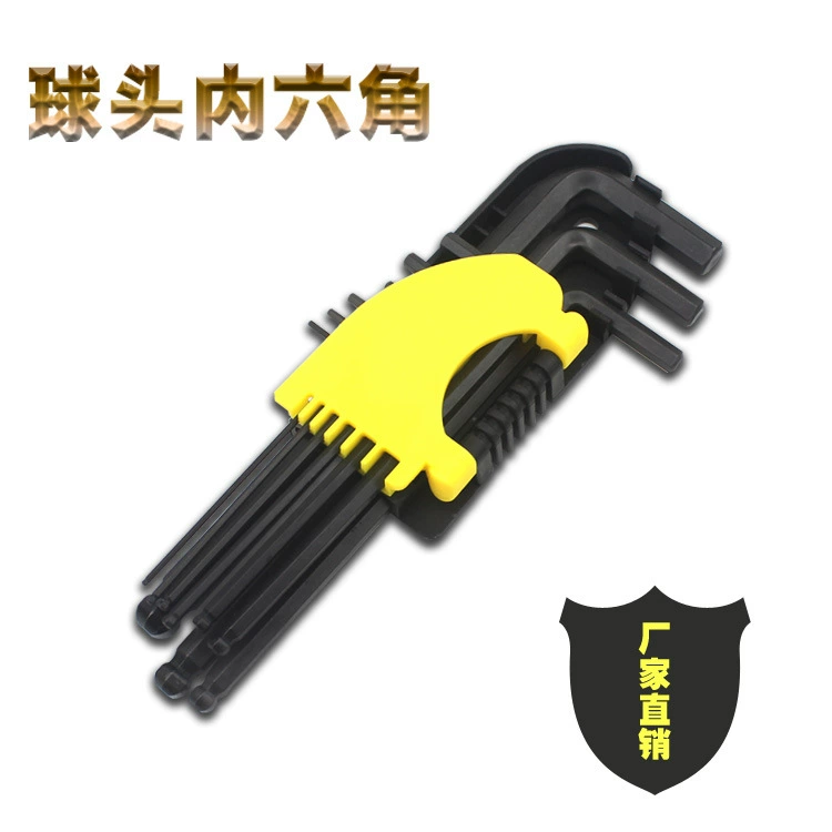 Ball head, hexagonal wrench, gloves, screwdriver, tools set