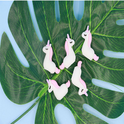 厂家直销  创意 立体  3D可爱  创意   卡通 独角软胶兽笔套|ru