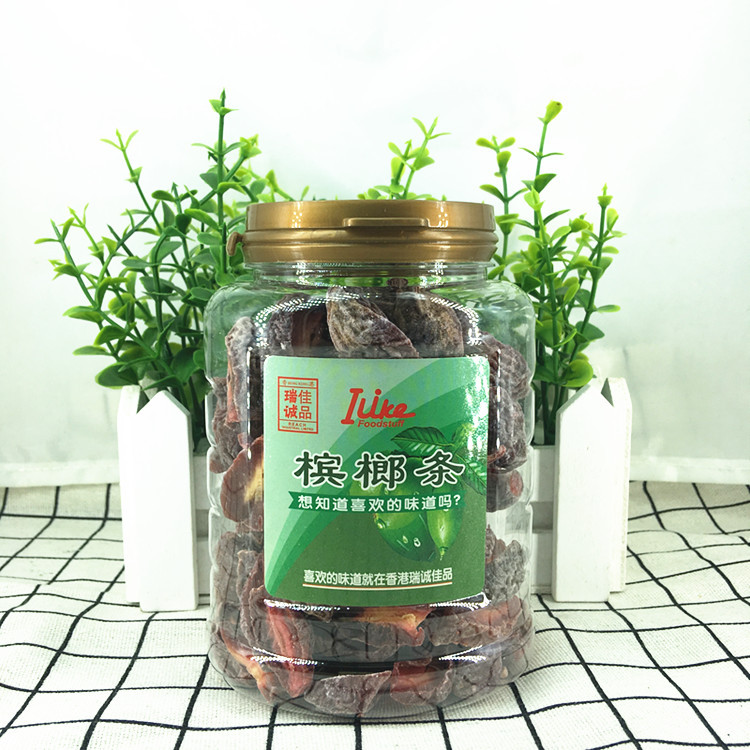 批发香港进口零食 瑞佳诚品 llike 槟榔条蜜饯200g*24瓶/箱