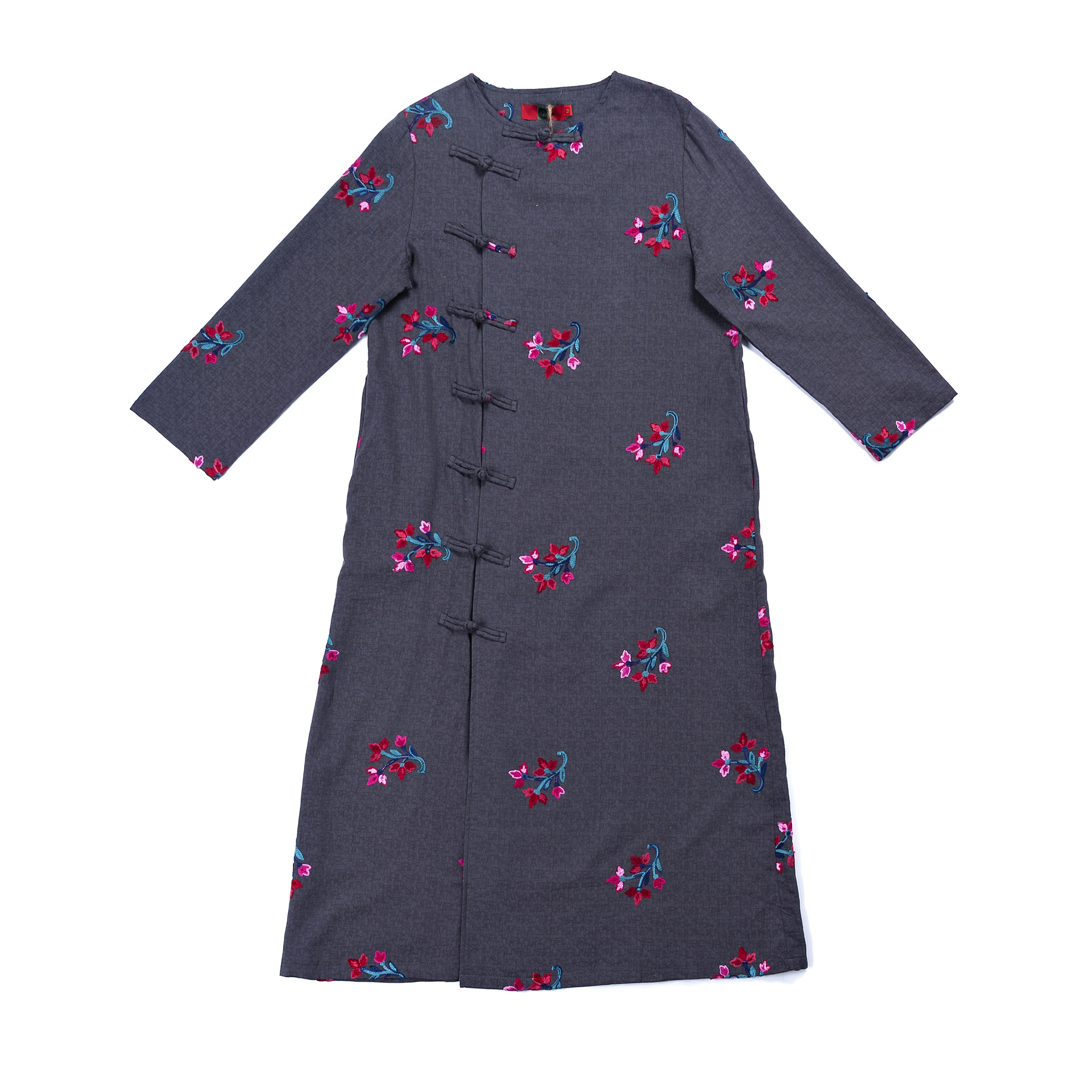 Retro ethnic autumn demi-season dress