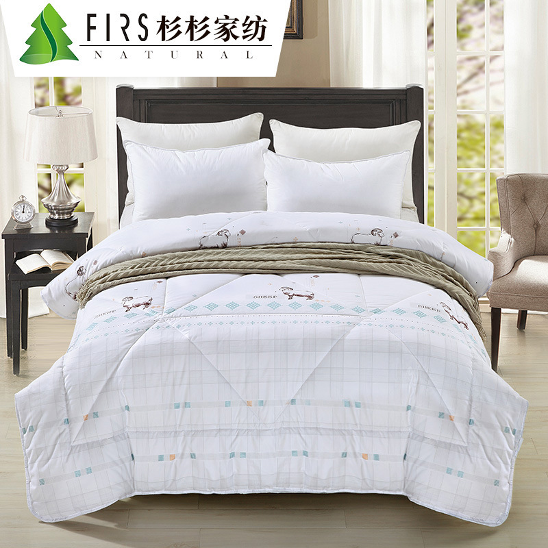 Shanshan textile brand factory Wool is wholesale Special Offer Bedclothes Cashmere Quilt Upscale gift On behalf of