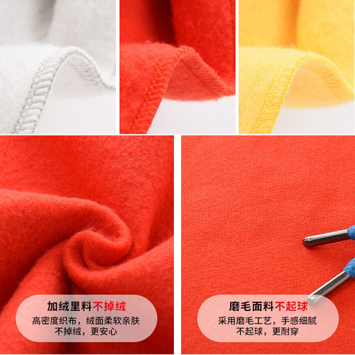  Autumn Children's Pants Velvet Thickened Boys and Girls Clothing Trousers Sweaters Casual Cartoon Printed Leggings