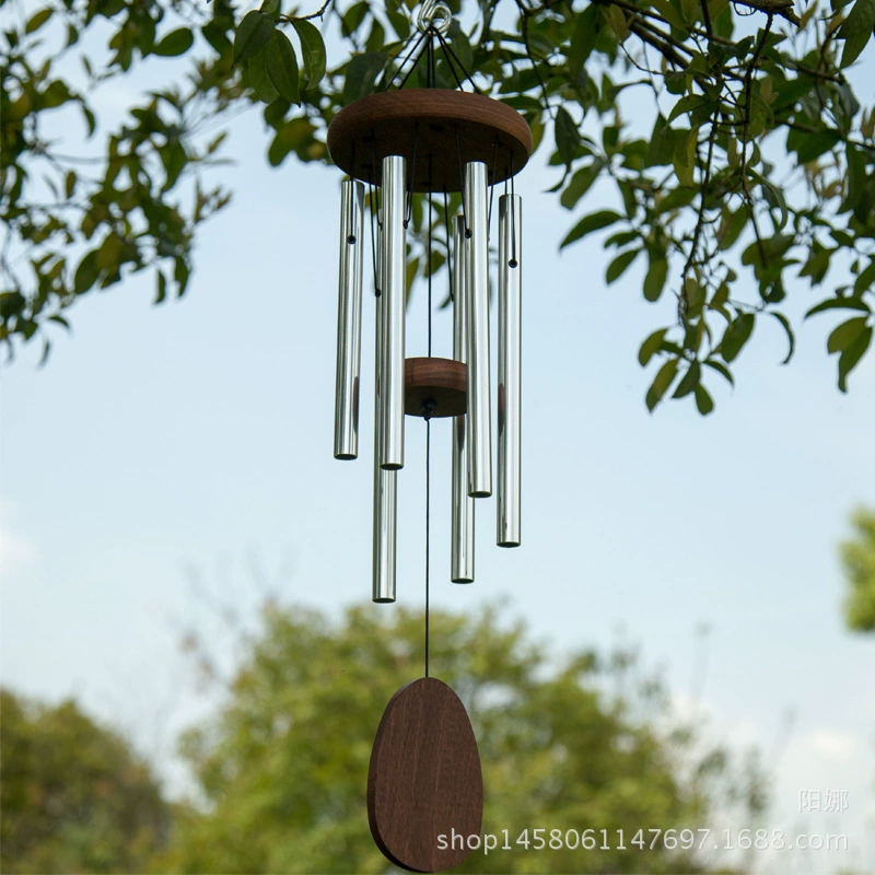 Ruixin трансграничные европейские и американские металлические трубки Садоводство на открытом воздухе тюнинг трубка музыка колокольчики украшения из цельного дерева колокольчики