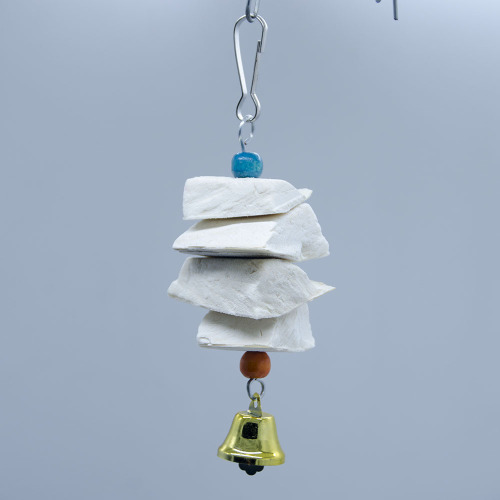 Parrot Calcium Inkfish Bone Chewing String Toys, Parrot Calcium Grinding String