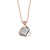 Fashionable necklace, chain, crystal, stone inlay, long pendant, sweater, European style, simple and elegant design