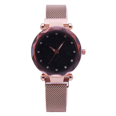 Milan lady watch Korean Edition fashion Simplicity Magnet buckle Lazy man Gypsophila watch