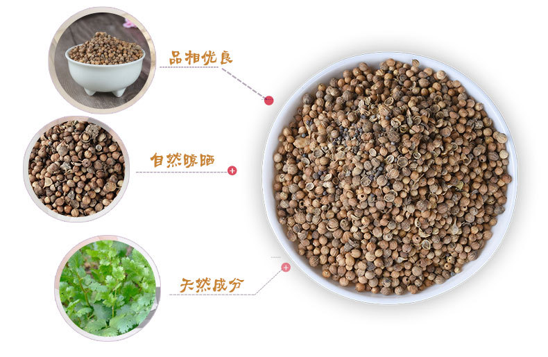 Coriander Seeds (Coriandrum sativum) — Premium Whole Xiang Cai Zi Spice for Hot Pot & Cooking, 500g key features
