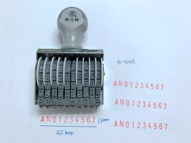 ̨��Shiny�����ƺ���ӡ��N-310A�ָ�5mm��ĸ����ӡ�¿ɵ�10λ