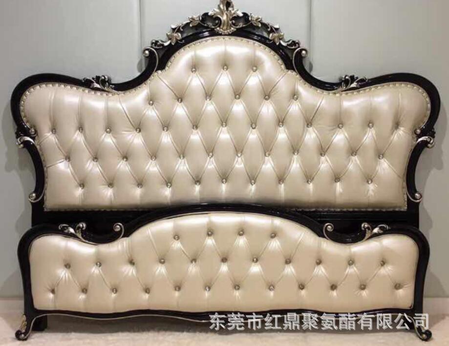 149东莞厂家聚氨酯家具配件床头床尾AB组合料发泡PU黑白料