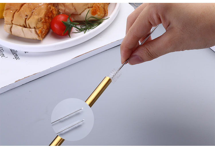 不锈钢吸管刷子