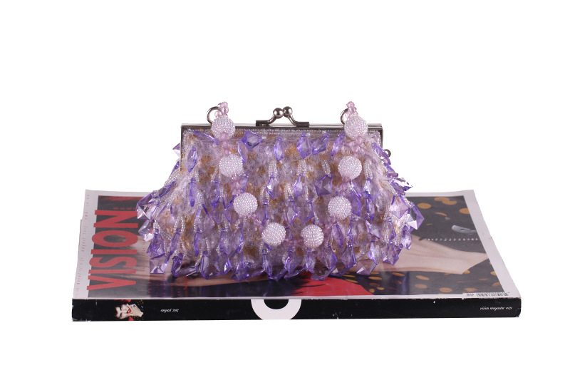 Classic Beaded Embroidered Bag Cheongsam Tassel Bag display picture 2