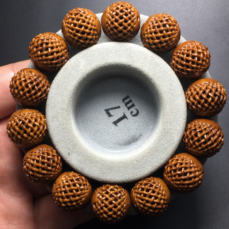 紫金鼠雕刻手串 路路通 精品紫金鼠批发质好价优正圆14mm/16颗|ms