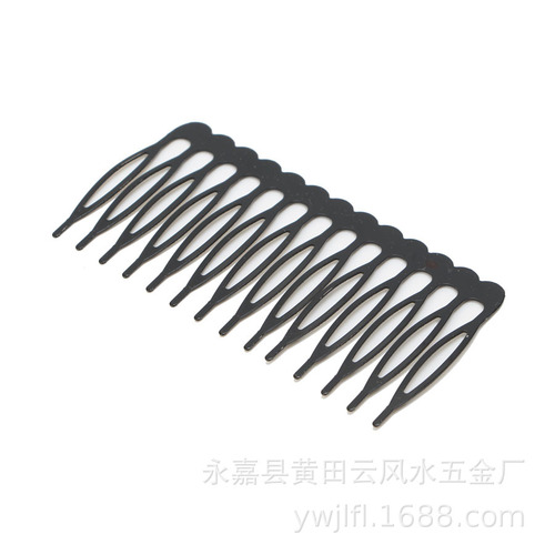 Horse-eye iron hair comb electrophoresis sub-black bridal headdress crown small hair comb accessories hair hoop headdress material insert comb