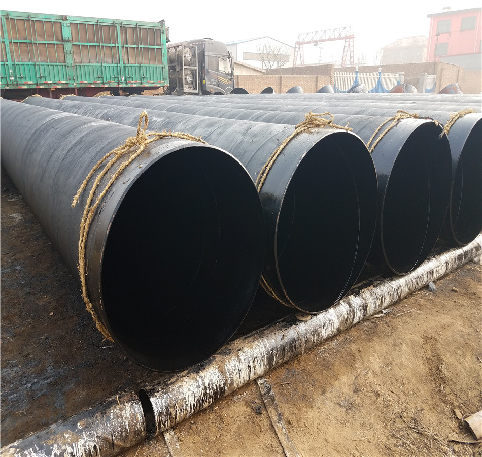 厂家供应钢管 污水处理厂用三油两布防腐Q235B材质螺旋钢管