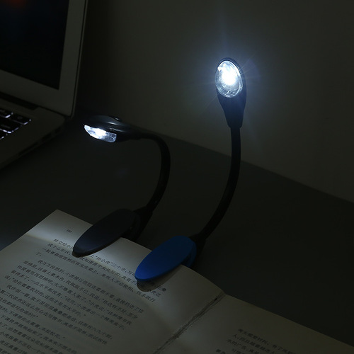 LED clip book lamp student eye protection reading lamp twistable lighting night light clip lamp