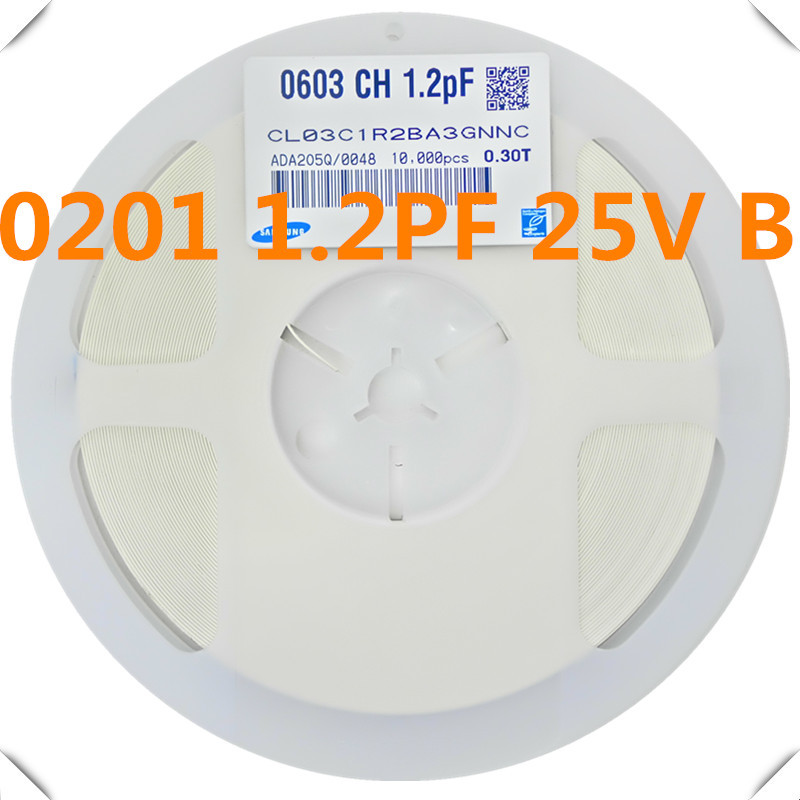 瓷介电容	CL03C1R2BA3GNNC	0201 1.2PF B 25V