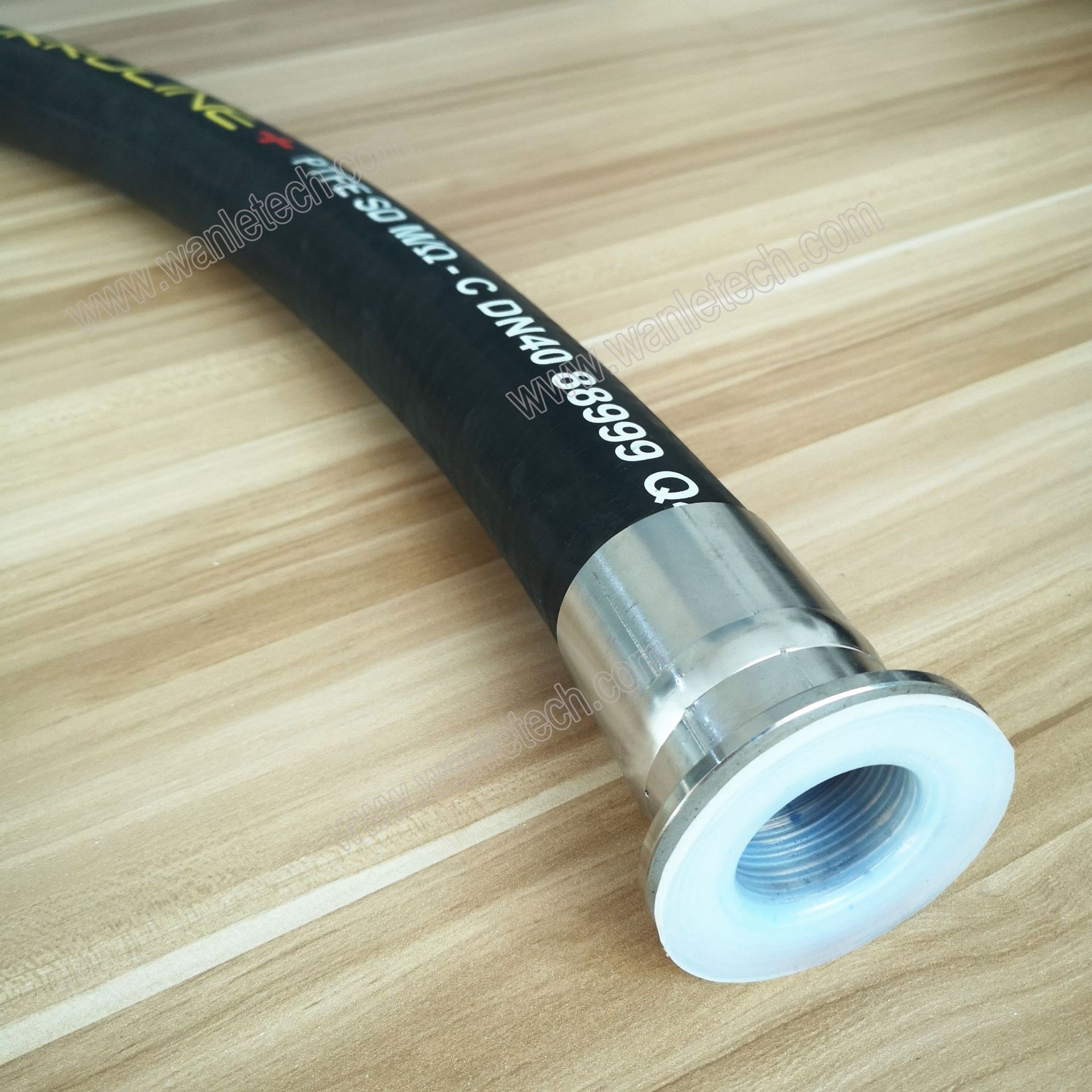 黑色特氟龙软管 卫生级制药级英国AFLEX Corroline钢丝增强化工管