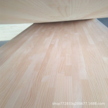 12mm辐射松板材实木集成材花纹插接板指接板材松木拼板实木家具板