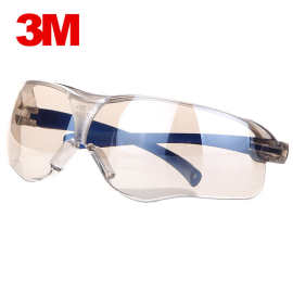 3m10436眼镜 防冲击防刮擦流线型户内户外防护眼镜 防刮擦护目镜