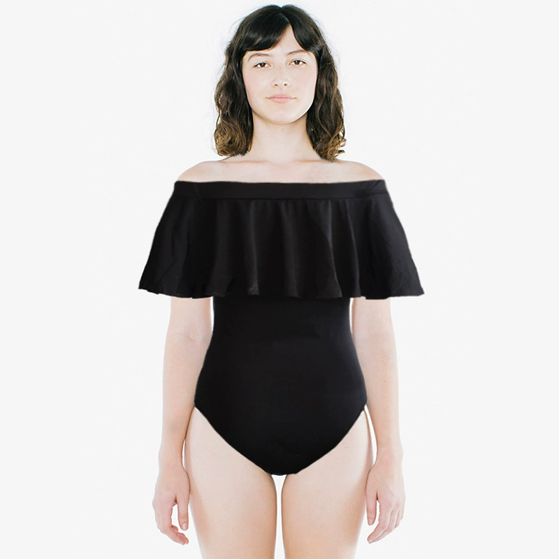 2023 AliExpress качество Amazon женский многоцветный Цельный купальник с рюшами в наличии Производители оптовые продажи