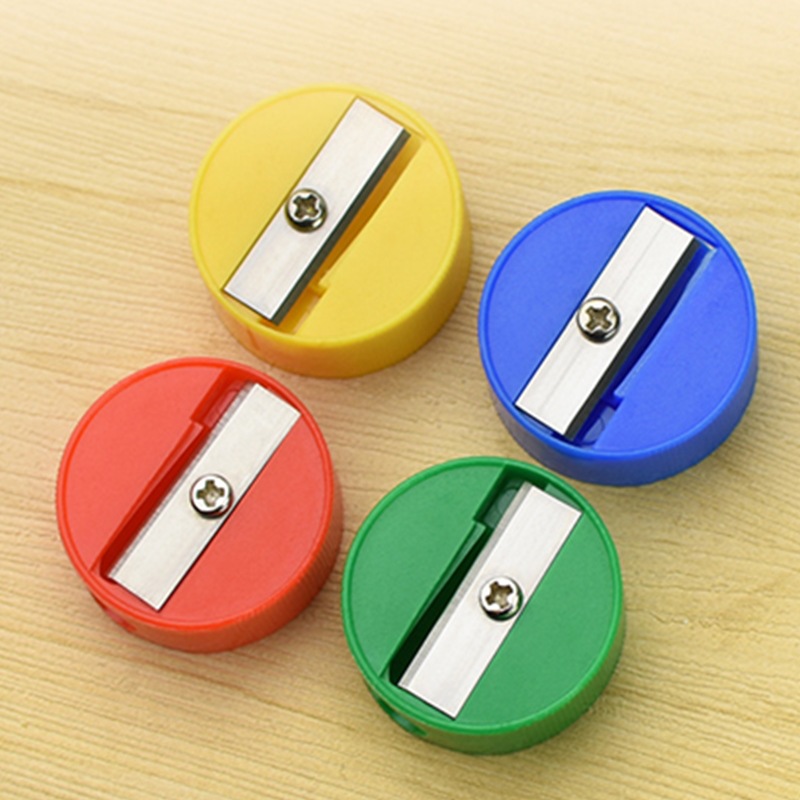 盒装TAIHAO圆形卷笔刀削笔器眉笔刀外贸圆型铅笔刀sharpener定制|ms