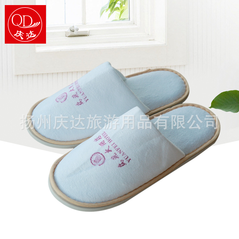 goods in stock wholesale high-grade Jinsirong disposable hotel slipper thickening non-slip light hotel slipper Customizable