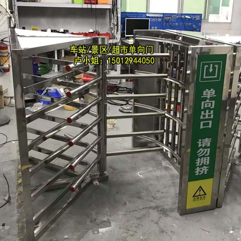 车站单向门超市半高转闸医院出入口单向通道梳状门景区手动单向闸-阿里巴巴
