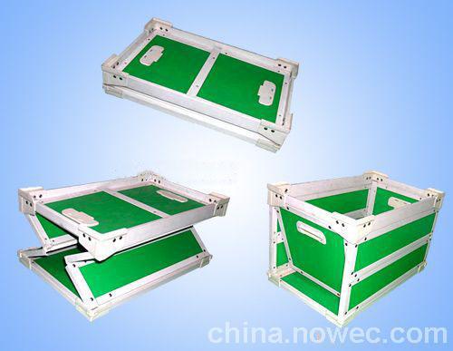 江浙沪地区厂家供应  绿色可折叠式中空板周转箱