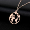 Necklace, card, pendant, accessory, suitable for import, simple and elegant design