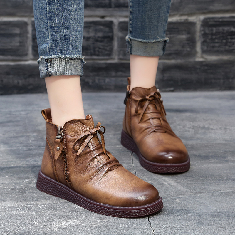 Bottes femme en En cuir - Ref 3355105 Image 1